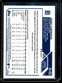 2023 Topps Chrome Kerry Carpenter Gold Shimmer Rookie Autograph /50 Tigers