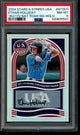 2024 Panini Stars and Stripes Ethan Holliday National Team Signatures PSA 8 Rockies