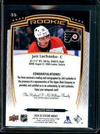 2025 Upper Deck Stature Jett Luchanko Rookie Autograph /199 Flyers
