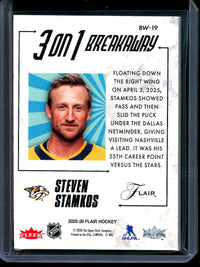 2026 Upper Deck Flair Steven Stamkos 3 on 1 Breakaway SP Predators