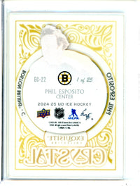 2025 Upper Deck Exquisite Phil Esposito EC-22 1 of 25 SP Bruins