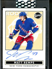 2024 Upper Deck Vintage Matt Rempe Encased Rookie Autograph Rangers