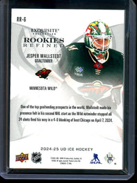 2024 Upper Deck Exquisite Jesper Wallstedt Redefined Rookies /99 Wild