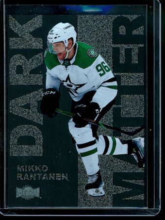compare product 2025 Upper Deck Metal Mikko Rantanen Dark Matter SP Stars