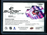 2023 Upper Deck SPX Adam Fantilli Rookie Super Scripts Autograph Blue Jackets