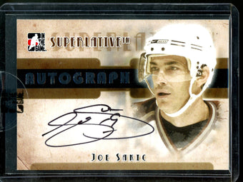 compare product 2007 In The Game Superlative Joe Sakic Autograph Sealed 1 of 50 Avalanche