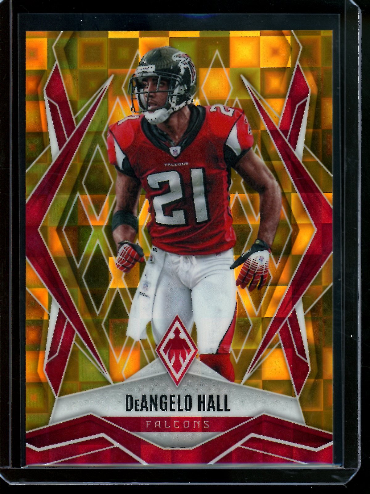 2025 Panini Phoenix DeAngelo Hall Gold Pandora /10 Falcons