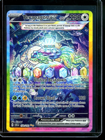 compare product 2024 Pokemon Stellar Crown Terapagos EX 170/142