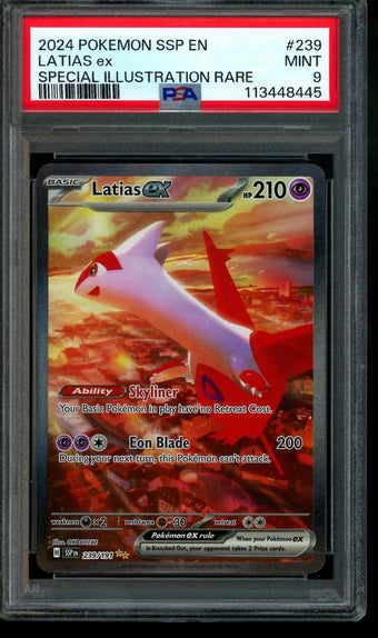 compare product 2024 Pokemon Surging Sparks Latias EX 239/191 PSA 9
