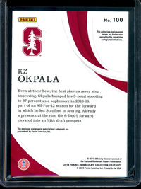 2019 Panini Immaculate KZ Okpala Rookie Patch Autograph /25 Stanford