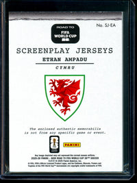 2025 Panini Noir Ethan Ampadu Screenplay Jerseys Relic /70 #SJ-EA Cymru