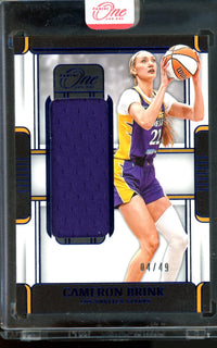 2025 Panini One and One Cameron Brink Jersey Relic /49 Sealed Sparks