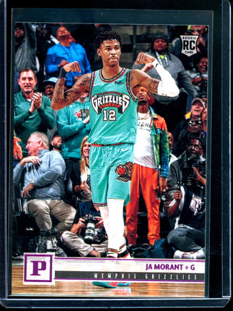 compare product 2020 Panini Chronicles Ja Morant Pink Rookie #116 Grizzlies / Trailblazers