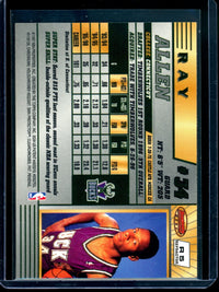 1997 Topps Bowmans Best Ray Allen Refractor Rookie #R5 Bucks