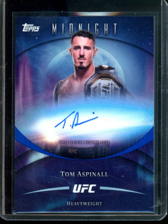 compare product 2026 Topps Midnight Tom Aspinall Refractor Autograph