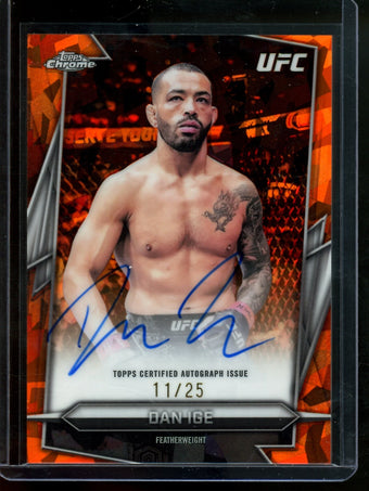 compare product 2026 Topps Sapphire Dan Ige Orange Sapphire Autograph /25