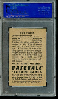 1952 Bowman Bob Feller PSA VG-EX 4 Indians