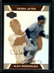 2007 Topps Co-Signatures Jeter / Rodriguez Gold Refractor /50 Yankees