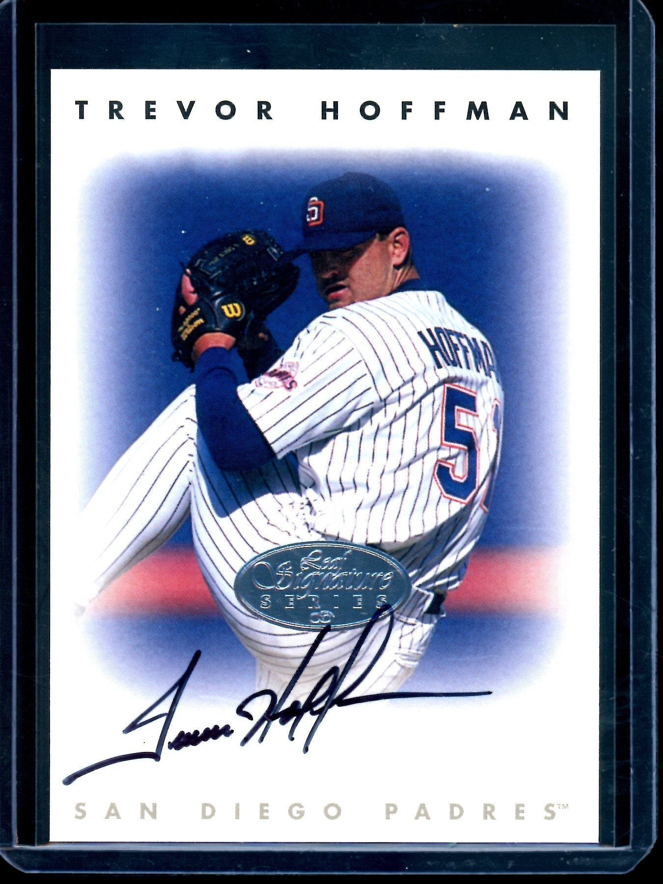 1996 Leaf Signature Series Trevor Hoffman Autograph Silver Padres