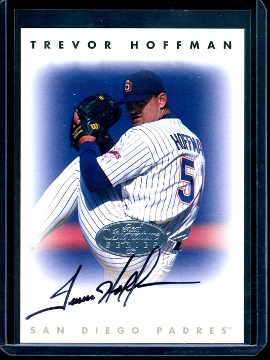 1996 Leaf Signature Series Trevor Hoffman Autograph Silver Padres