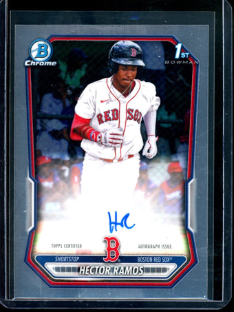 compare product 2026 Bowman Chrome Hector Ramos 1st Autograph Red Sox