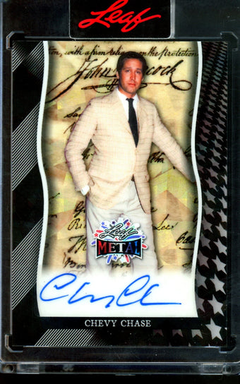 compare product 2026 Leaf Metal Chevy Chase 1/1 Autograph Encased