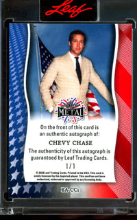 2026 Leaf Metal Chevy Chase 1/1 Autograph Encased