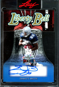 2026 Leaf Metal Emmitt Smith Liberty Bell Autograph /4 Cowboys