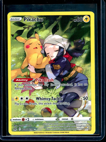 compare product 2022 Pokemon Lost Origin Pikachu TG05/TG30