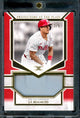 2025 Topps Definitive J.T. Realmuto Protectors at the Plate Helmet Relic Red /5 Phillies