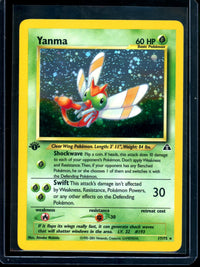 2001 Pokemon Neo Discovery Yanma 1st Edition Holo 17/75