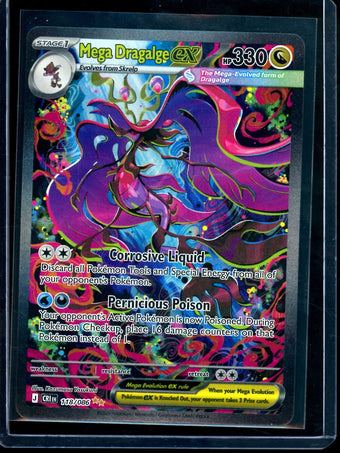 compare product 2026 Pokemon Chaos Rising Mega Dragalge EX 118/086