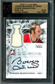 2010 In The Game Ultimate Bobby Hull Champions Silver Autograph Relic /9 Blackhawks