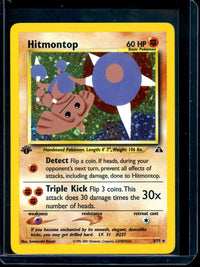 2001 Pokemon Neo Discovery Hitmontop 1st Editon Holo 3/75