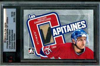 compare product 2010 In The Game Ultimate Vincent Damphousse Les Capitaines Silver Memorabilia /24 Canadiens