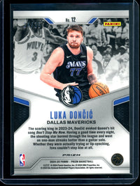 2024 Panini Prizm Luka Doncic Dominance Purple Pulsar /35 Mavericks / Lakers