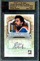 2010 In The Game Ultimate Grant Fuhr Hall of Famer Autograph Silver /24 Blues