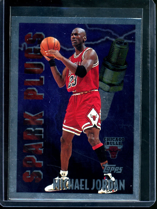 1996 Topps Michael Jordan Spark Plugs #SP2 Bulls