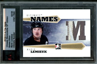 compare product 2010 In The Game Ultimate Mario Lemieux Ultimate Names /9 Penguins