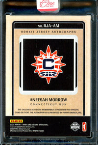 2025 Panini One and One Aneesah Morrow Rookie Jersey Autographs /99 Encased Suns