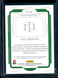 2025 Panini National Treasures Tez Johnson Rookie Patch Autograph /99