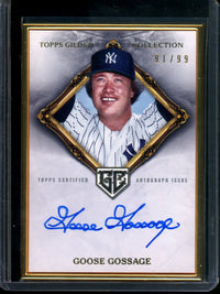 2023 Topps Gilded Collection Goose Gossage Gold Frame Autograph /99 Yankees