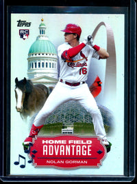 2023 Topps Flagship Nolan Gorman Home Field Advanatge SP Cardinals