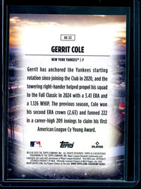 2025 Topps Flagship Gerrit Cole Home Field Advantage SP Yankees
