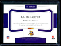 2024 Panini National Treasures JJ McCarthy Crossover Rookie Patch Autograph /99 Vikings