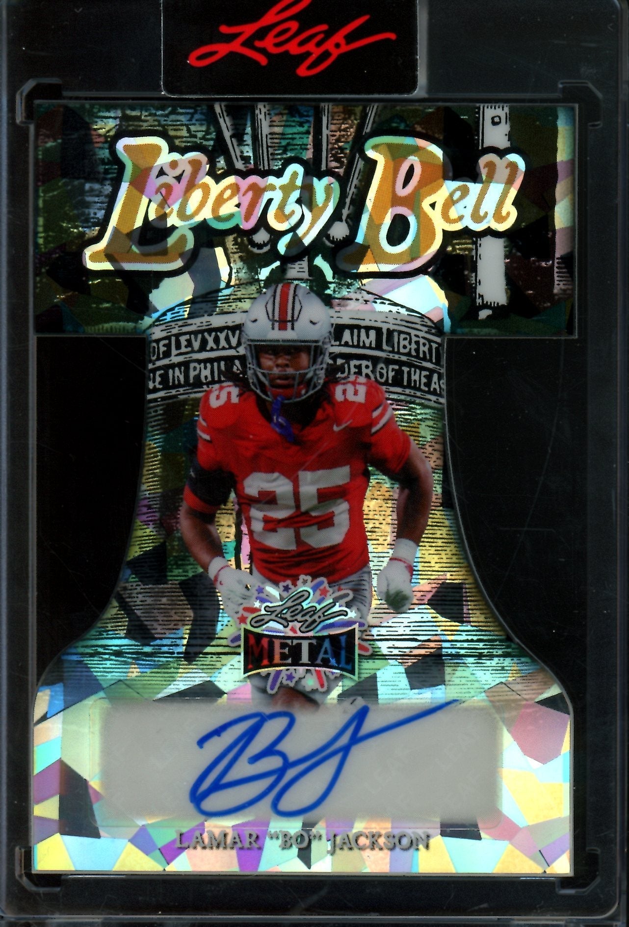 2026 Leaf Metal Lamar "Bo" Jackson Liberty Bell Encased Autograph /4