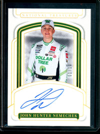 2025 Panini National Treasures John Hunter Nemechek Autograph /10