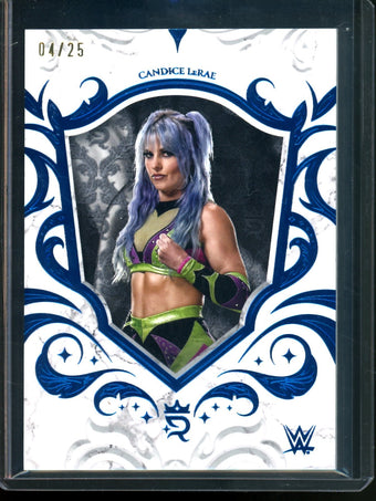compare product 2025 Topps Royalty Candice LeRAE Blue /25
