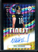 2025 Topps Finest Will Howard Finest Rookie Autograph Gold Geometric /50 Steelers