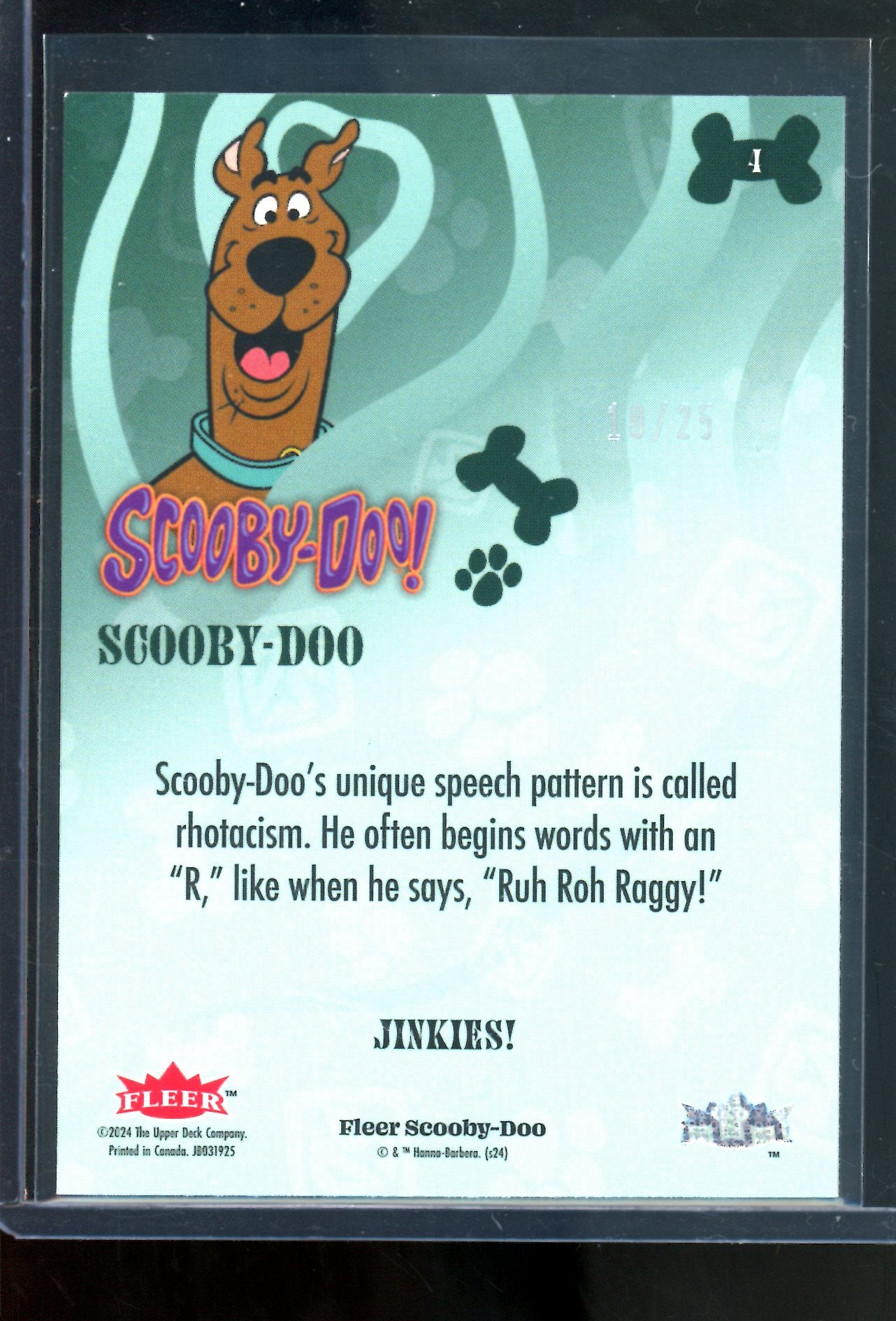 2024 Fleer Scooby-Doo Jinkies /25